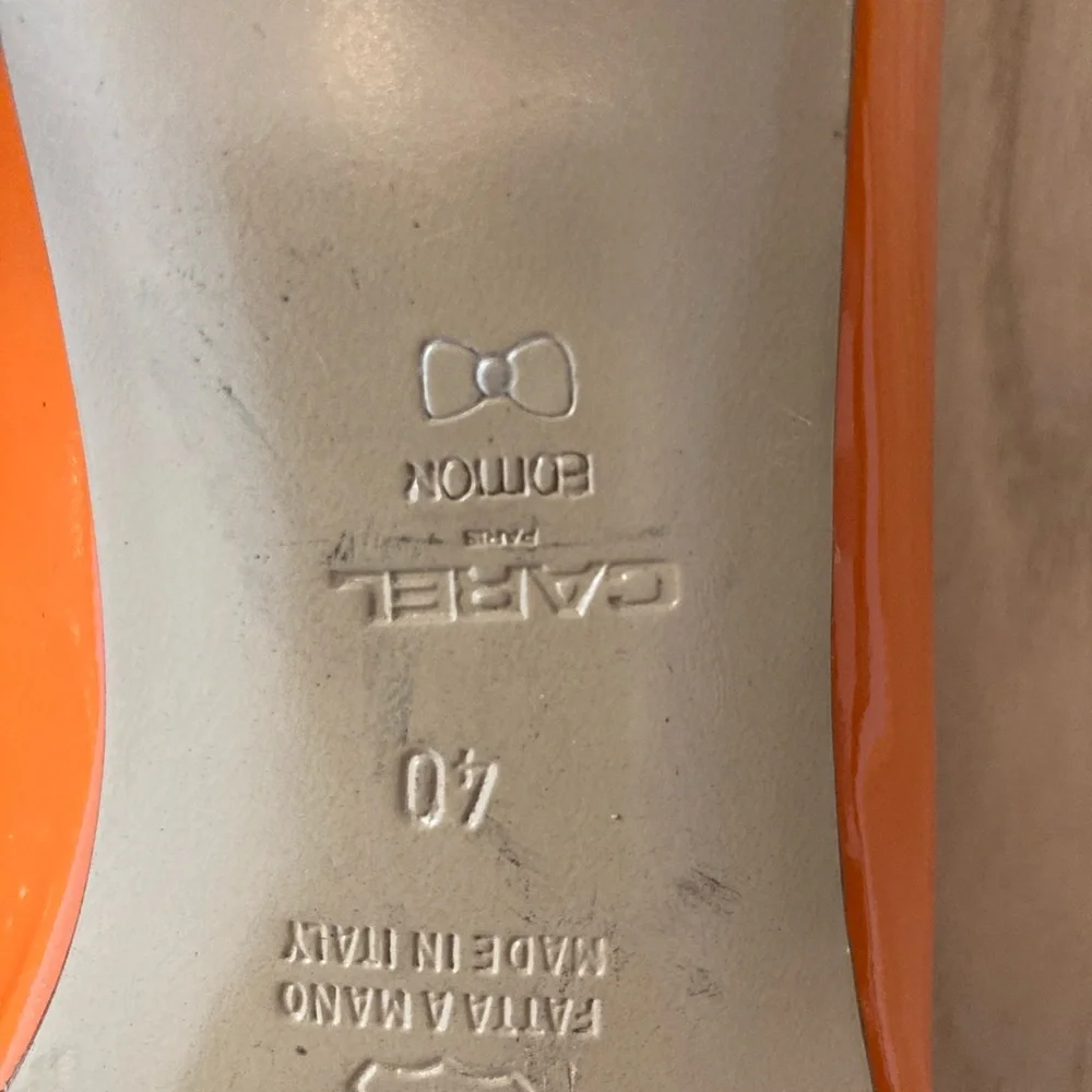 Carel Kina Orange and White sz40 - Picture 5 of 7